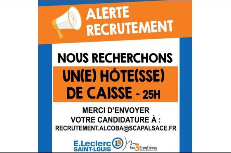 E.LECLERC  - Saint-Louis : Offre d'emploi !