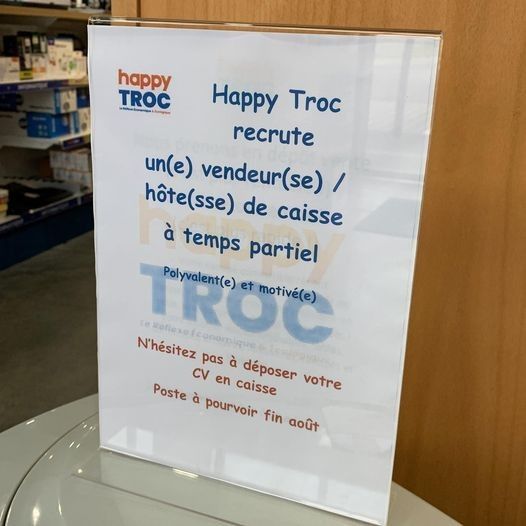 HAPPY TROC BLOTZHEIM - Saint-Louis : Happy Troc recrute