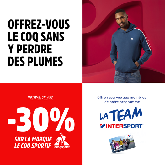 INTERSPORT  - Saint-Louis : -30% COCORICO !